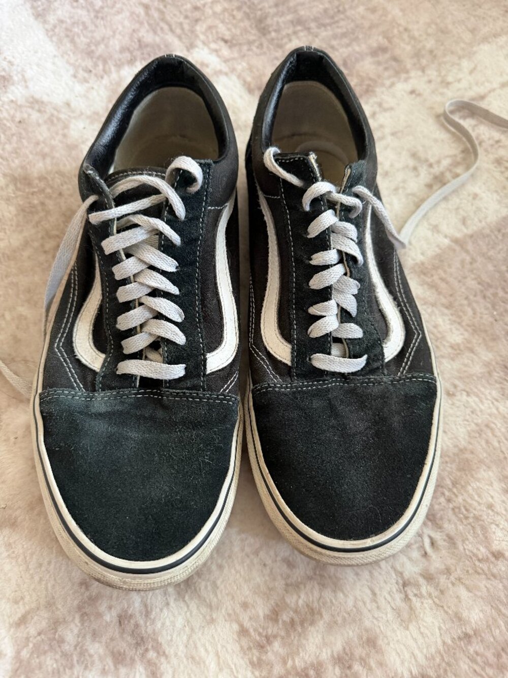 Vans Old Skool Black Suede Sneakers Men’s 11.5 Skate Shoes